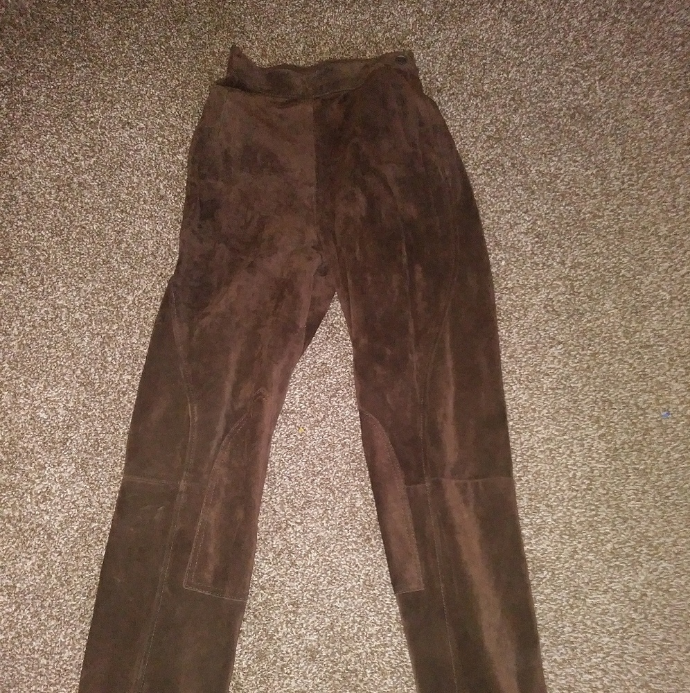 Vintage suede Riding pants